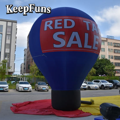 KeepFuns Waterproof PVC Inflatable Advertising Balloon - Custom Size & Logo for Marketing/Events