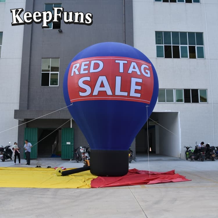 KeepFuns Waterproof PVC Inflatable Advertising Balloon - Custom Size & Logo for Marketing/Events