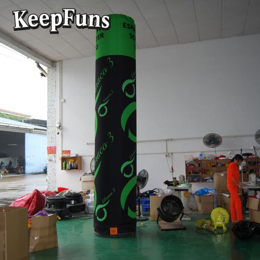 KeepFuns inflatable light tubes feature rapid inflation. They can be customized in size, color, and printed content, and are lightweight. They are suitable for store or product promotion, event marketing, etc.