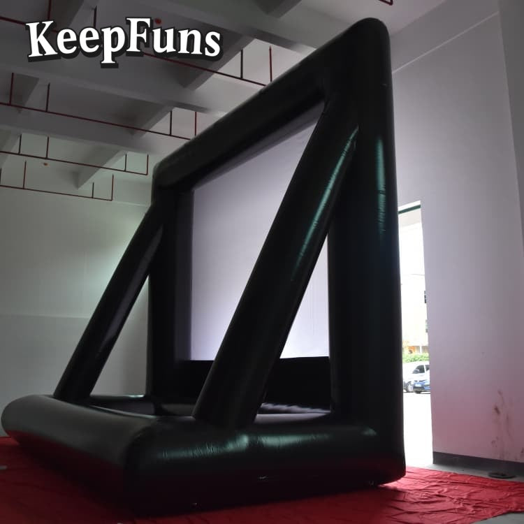 KeepFuns Inflatable Movie Screen/Projection Screen, customizable in size, suitable for both outdoor and indoor use, and applicable to home use, parties, advertising, etc.