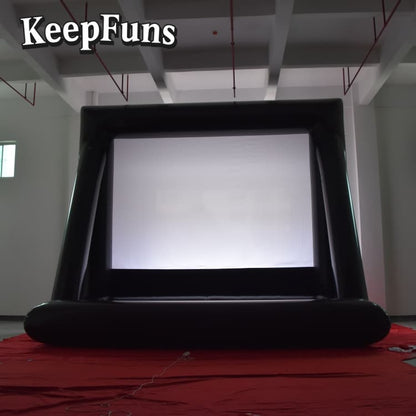 KeepFuns Inflatable Movie Screen/Projection Screen, customizable in size, suitable for both outdoor and indoor use, and applicable to home use, parties, advertising, etc.