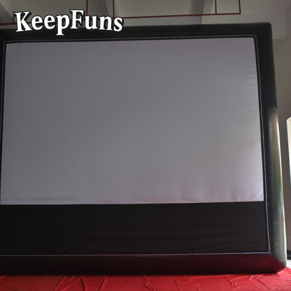 KeepFuns Inflatable Movie Screen/Projection Screen, customizable in size, suitable for both outdoor and indoor use, and applicable to home use, parties, advertising, etc.