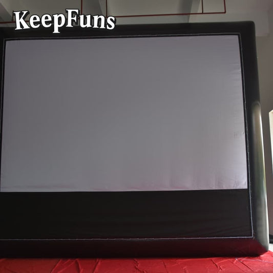 KeepFuns Inflatable Movie Screen/Projection Screen, customizable in size, suitable for both outdoor and indoor use, and applicable to home use, parties, advertising, etc.