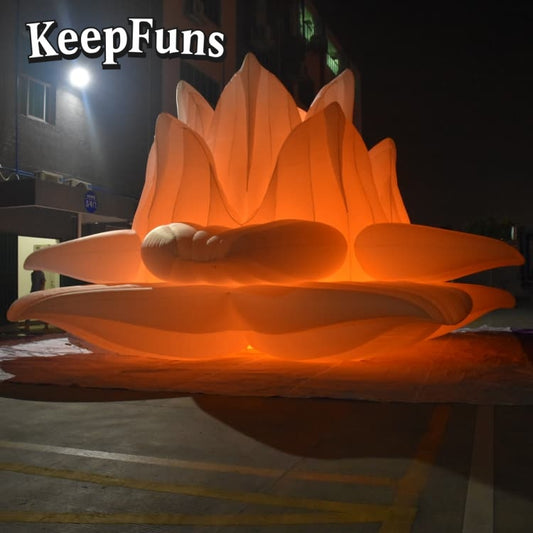 KeepFuns Special-Shaped Inflatable Tube Light features quick inflation. It can be customized in size, color, and printed content, and is lightweight. It is suitable for night discos, clubs/festival decorations, parties, gatherings, etc.