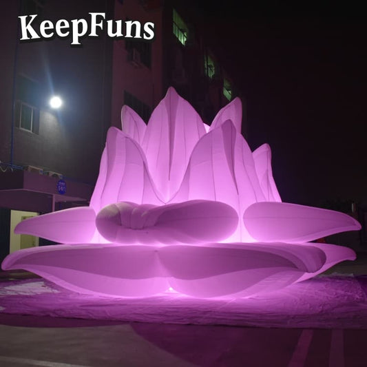 KeepFuns Special-Shaped Inflatable Tube Light features quick inflation. It can be customized in size, color, and printed content, and is lightweight. It is suitable for night discos, clubs/festival decorations, parties, gatherings, etc.