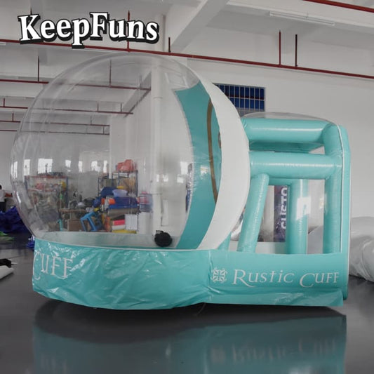 KeepFuns Transparent PVC Inflatable Snow Globe