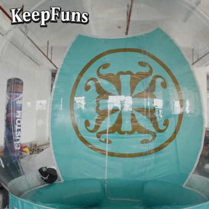KeepFuns Transparent PVC Inflatable Snow Globe