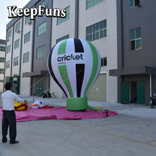 KeepFuns Heavy-Duty PVC Inflatable Promotion Ball - Customizable Size, Printable Design for Brand Marketing