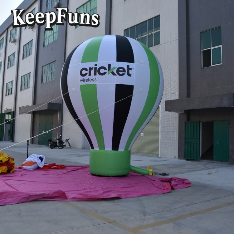 KeepFuns Heavy-Duty PVC Inflatable Promotion Ball - Customizable Size, Printable Design for Brand Marketing