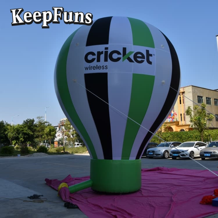 KeepFuns Heavy-Duty PVC Inflatable Promotion Ball - Customizable Size, Printable Design for Brand Marketing