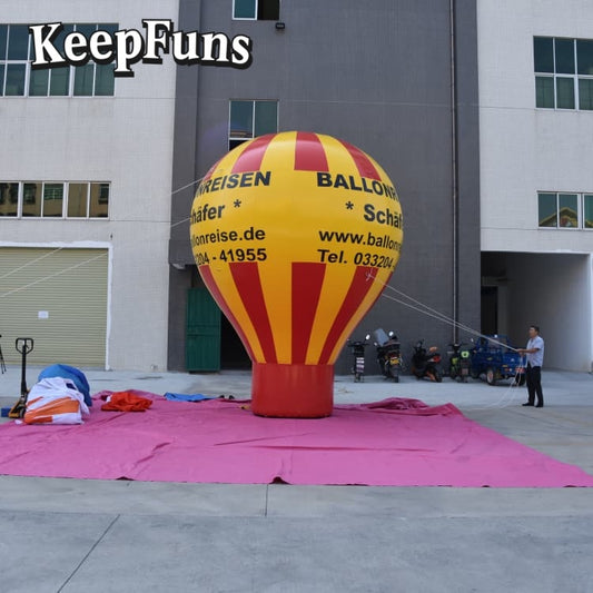 KeepFuns Customizable PVC Advertising Inflatable Ball - Waterproof, Printable for Events & Promotions