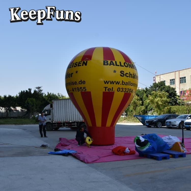 KeepFuns Customizable PVC Advertising Inflatable Ball - Waterproof, Printable for Events & Promotions