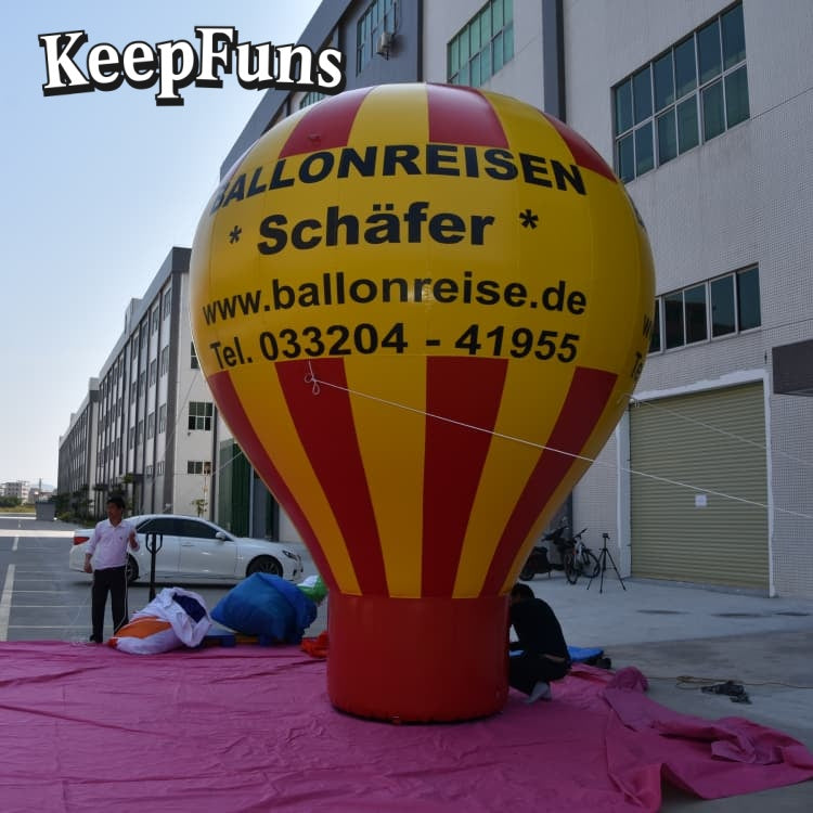 KeepFuns Customizable PVC Advertising Inflatable Ball - Waterproof, Printable for Events & Promotions