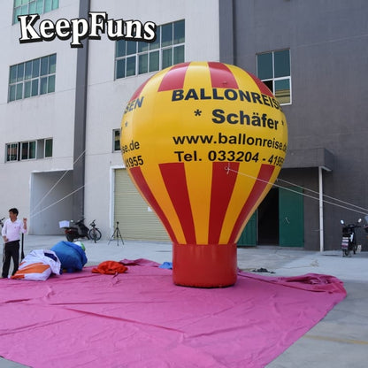 KeepFuns Customizable PVC Advertising Inflatable Ball - Waterproof, Printable for Events & Promotions