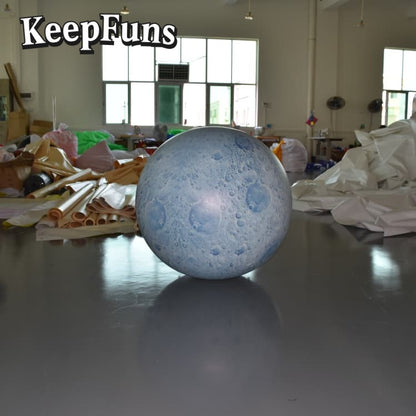 KeepFuns PVC Inflatable Planet Balloons, customizable in size and Logo, made of waterproof and durable materials, suitable for mall decorations, party decorations, theme events, and advertising promotions