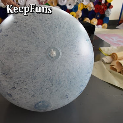 KeepFuns PVC Inflatable Planet Balloons, customizable in size and Logo, made of waterproof and durable materials, suitable for mall decorations, party decorations, theme events, and advertising promotions