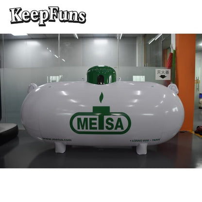 KeepFuns Heavy-Duty Waterproof PVC Cylinder Model | Custom Logo Available - Ideal for Brand Promotion & Event Displays