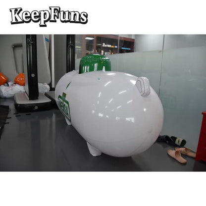 KeepFuns Heavy-Duty Waterproof PVC Cylinder Model | Custom Logo Available - Ideal for Brand Promotion & Event Displays