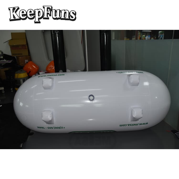 KeepFuns Heavy-Duty Waterproof PVC Cylinder Model | Custom Logo Available - Ideal for Brand Promotion & Event Displays