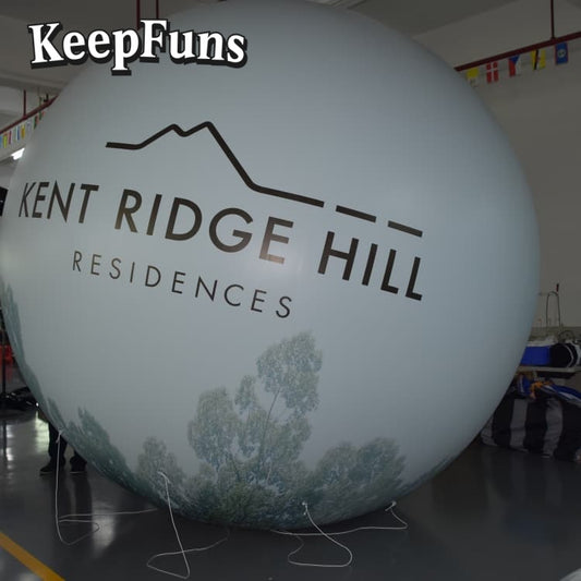 KeepFuns PVC Inflatable Planet Balloons, customizable in size and Logo, with waterproof and durable materials, suitable for shopping mall decorations, party decorations, theme events, and advertising promotions