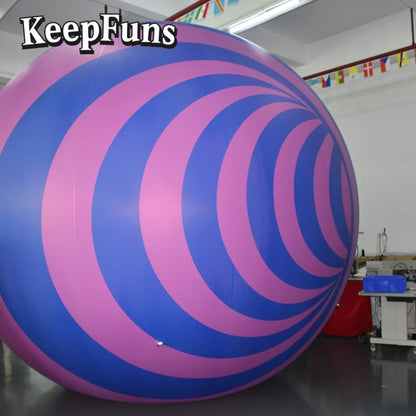 KeepFuns PVC inflatable balloons, customizable in size and Logo, made of waterproof and durable material, suitable for mall decorations, party decorations, theme events, and advertising promotions