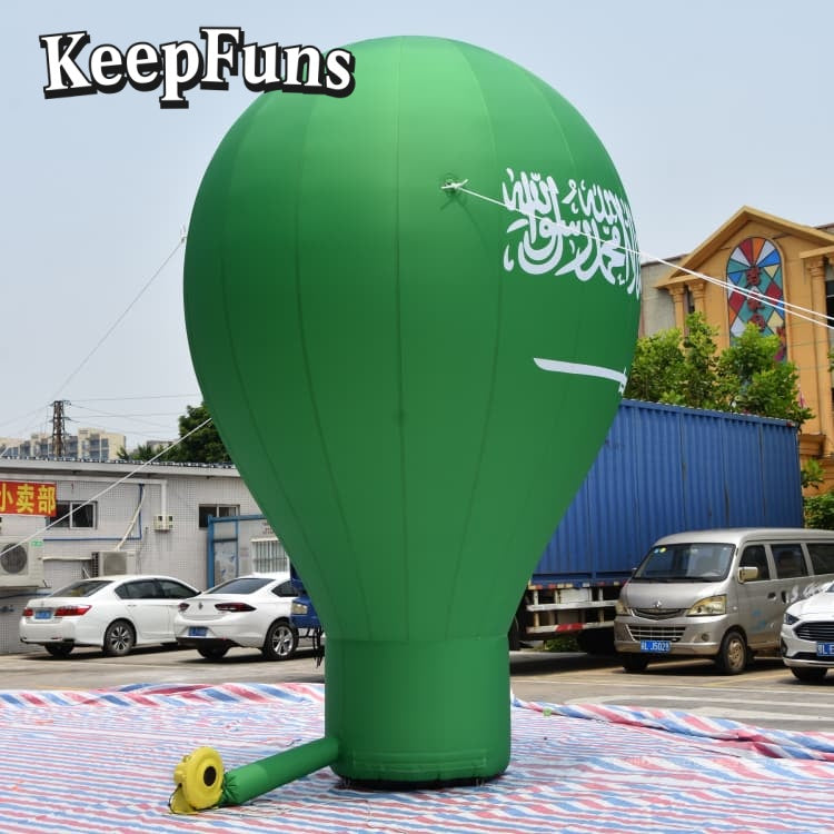 KeepFuns Heavy-Duty PVC Inflatable Promotion Balloon - Customizable Size, Printable Design for Brand Marketing