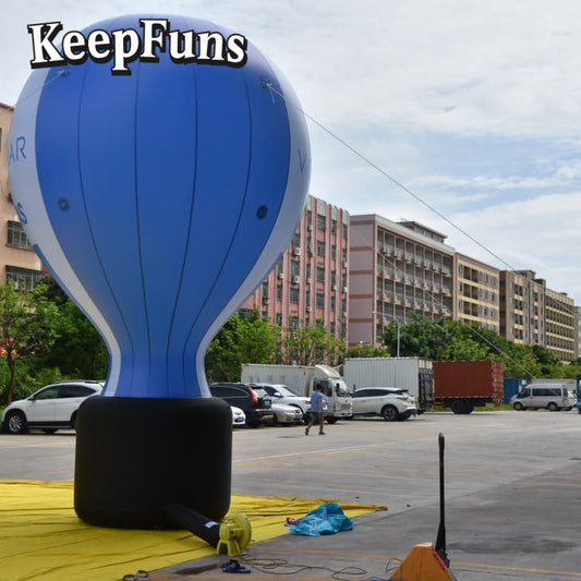 KeepFuns Inflatable Advertising Floor Balloons: Customizable (color, size, print), easy to inflate, durable, ideal for ads, supermarket promotions, outdoor events.