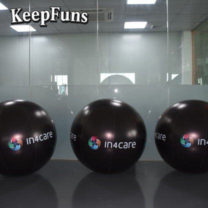 KeepFuns PVC inflatable balloons, with customizable sizes and logos, are made of waterproof and durable materials, suitable for mall decorations, party decorations, theme events, and advertising promotions.