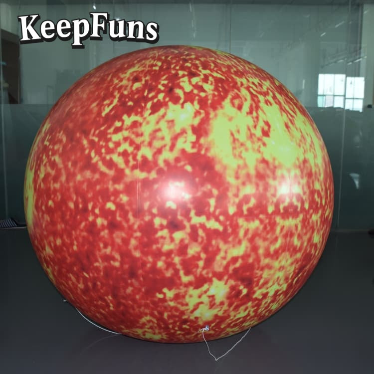 KeepFuns PVC Inflatable Planet Balloons, customizable in size and Logo, made of waterproof and durable materials, suitable for mall decorations, party decorations, theme events, and advertising promotions