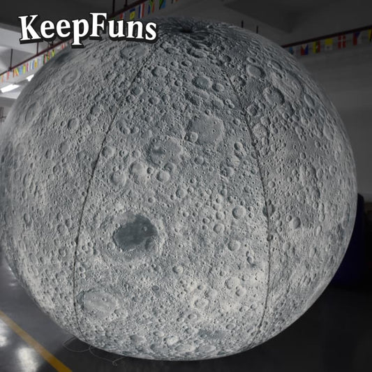 KeepFuns PVC Inflatable Planet Balloons, customizable in size and Logo, made of waterproof and durable materials, suitable for shopping mall decorations, party decorations, theme events, and advertising promotions