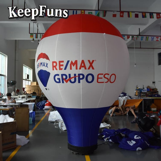KeepFuns Customizable PVC Advertising Inflatable Balloon - Waterproof, Printable for Events & Promotions