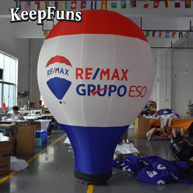 KeepFuns Customizable PVC Advertising Inflatable Balloon - Waterproof, Printable for Events & Promotions