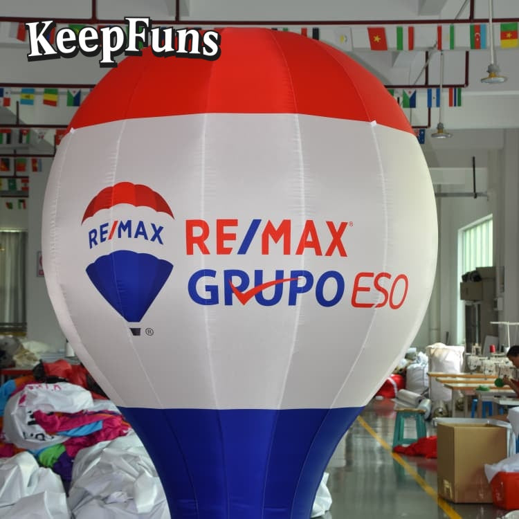KeepFuns Customizable PVC Advertising Inflatable Balloon - Waterproof, Printable for Events & Promotions