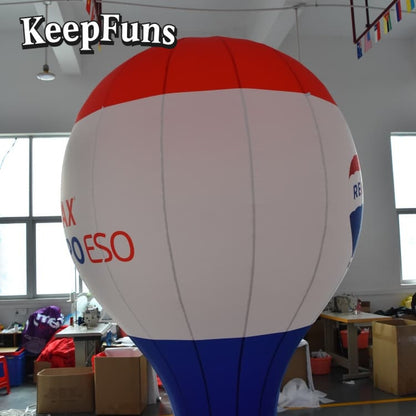KeepFuns Customizable PVC Advertising Inflatable Balloon - Waterproof, Printable for Events & Promotions
