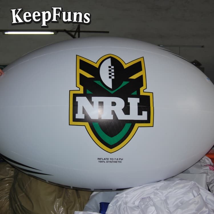 KeepFuns Heavy-Duty Waterproof Oval Inflatable Ball - Customizable Logo for Promotions, Store Activities & Children's Play