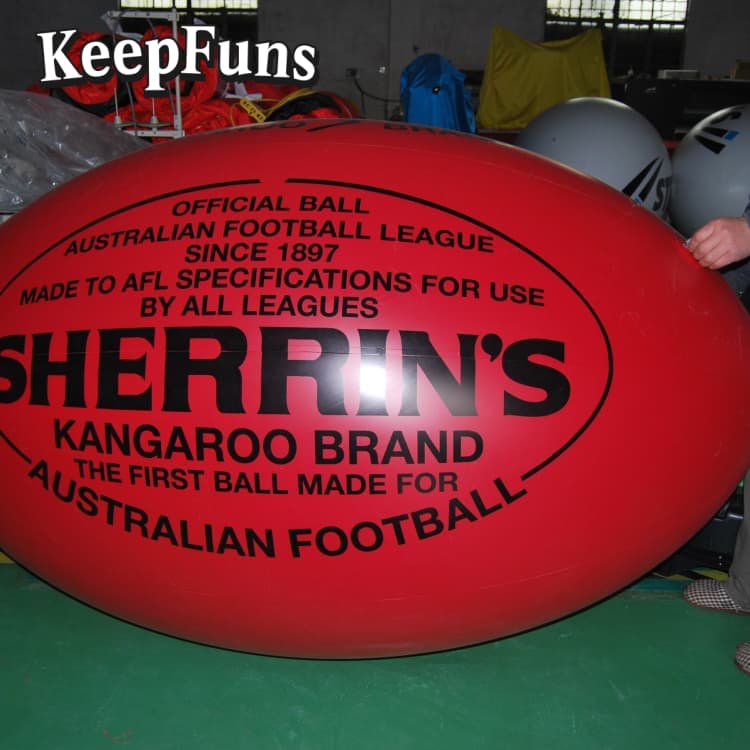 KeepFuns Premium PVC Oval Inflatable Toy - Custom Logo Option for Brand Campaigns, Mall Events & Kids' Entertainment (Durable & Waterproof)