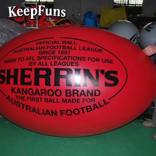 KeepFuns Premium PVC Oval Inflatable Toy - Custom Logo Option for Brand Campaigns, Mall Events & Kids' Entertainment (Durable & Waterproof)