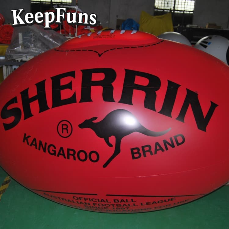 KeepFuns Premium PVC Oval Inflatable Toy - Custom Logo Option for Brand Campaigns, Mall Events & Kids' Entertainment (Durable & Waterproof)