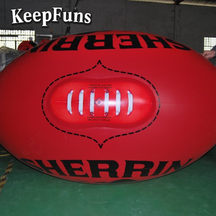 KeepFuns Premium PVC Oval Inflatable Toy - Custom Logo Option for Brand Campaigns, Mall Events & Kids' Entertainment (Durable & Waterproof)