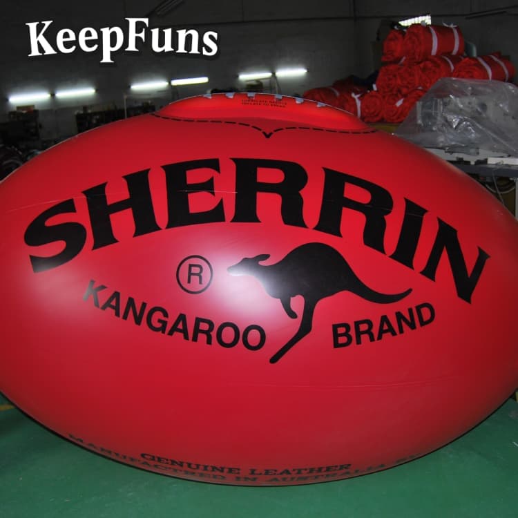 KeepFuns Premium PVC Oval Inflatable Toy - Custom Logo Option for Brand Campaigns, Mall Events & Kids' Entertainment (Durable & Waterproof)