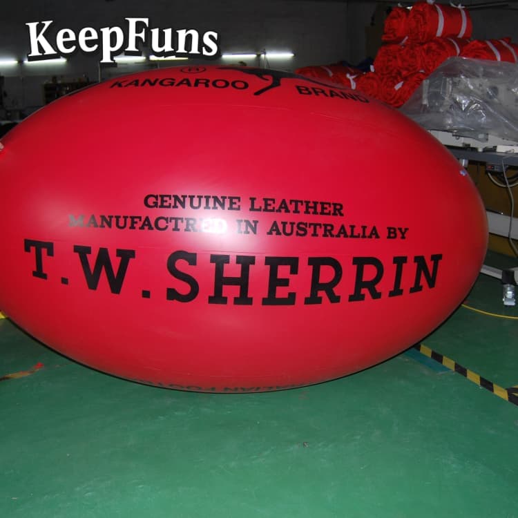 KeepFuns Premium PVC Oval Inflatable Toy - Custom Logo Option for Brand Campaigns, Mall Events & Kids' Entertainment (Durable & Waterproof)