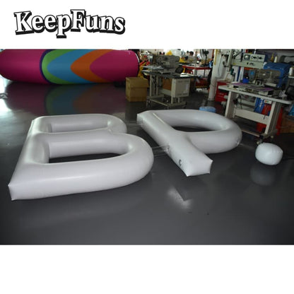 KeepFuns Heavy-Duty Waterproof PVC Inflatable Letters - Ideal for Brand Marketing, Mall Visual Merchandising & Party Ornaments