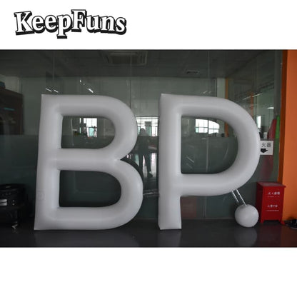 KeepFuns Heavy-Duty Waterproof PVC Inflatable Letters - Ideal for Brand Marketing, Mall Visual Merchandising & Party Ornaments