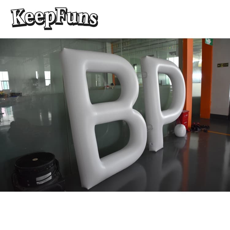 KeepFuns Heavy-Duty Waterproof PVC Inflatable Letters - Ideal for Brand Marketing, Mall Visual Merchandising & Party Ornaments