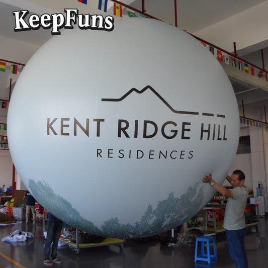 KeepFuns PVC Inflatable Balloons, customizable in size and Logo, made of waterproof and durable materials, suitable for mall decorations, party decorations, theme events, and advertising promotions