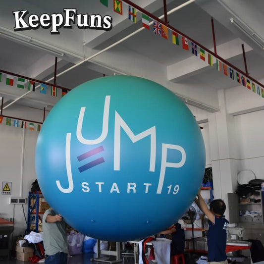 KeepFuns PVC Inflatable Balloons, customizable in size and Logo, made of waterproof and durable materials, suitable for mall decorations, party adornments, themed events, and advertising promotions