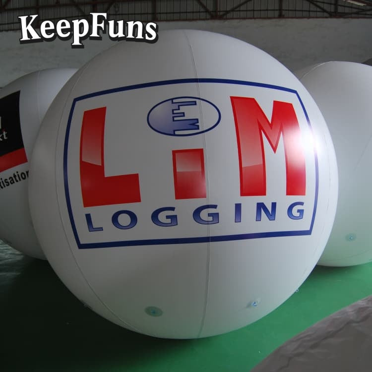 KeepFuns PVC Inflatable Balloons, customizable in size and logo, made of waterproof and durable materials, suitable for mall decorations, party decorations, themed events, and advertising campaigns.