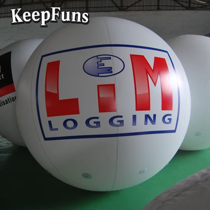 KeepFuns PVC Inflatable Balloons, customizable in size and Logo, made of waterproof and durable materials, suitable for mall decorations, party adornments, themed events, and advertising campaigns.