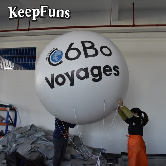 KeepFuns PVC Inflatable Balloons, customizable in size and Logo, made of waterproof and durable materials, suitable for mall decorations, party decorations, theme events, and advertising promotions