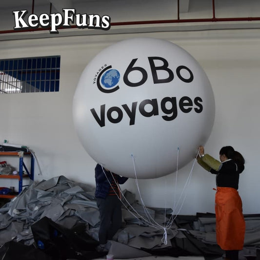 KeepFuns PVC Inflatable Balloons, customizable in size and Logo, made of waterproof and durable materials, suitable for mall decorations, party decorations, theme events, and advertising promotions
